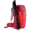 Mochila de caminhada Deuter AC Lite 30 para mulher, vermelha