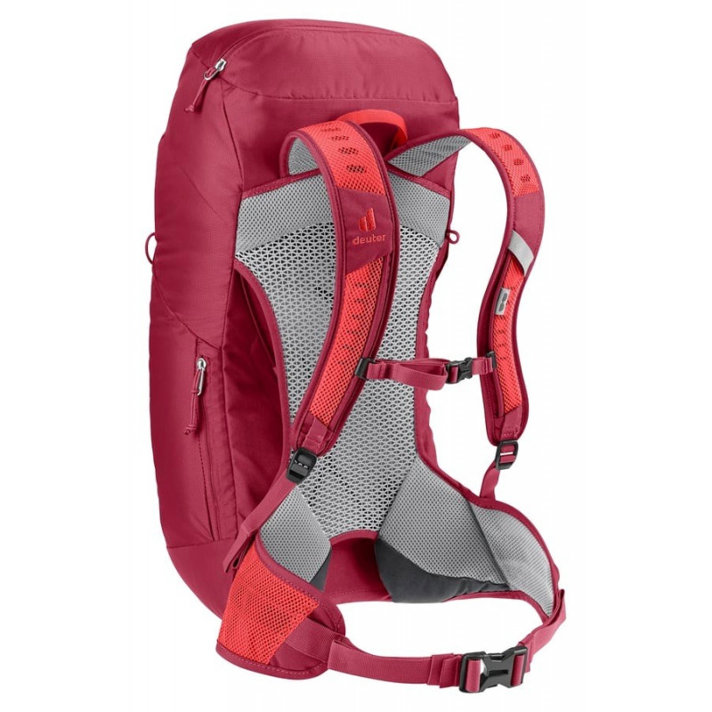 Mochila de caminhada Deuter AC Lite 30 para mulher, vermelha