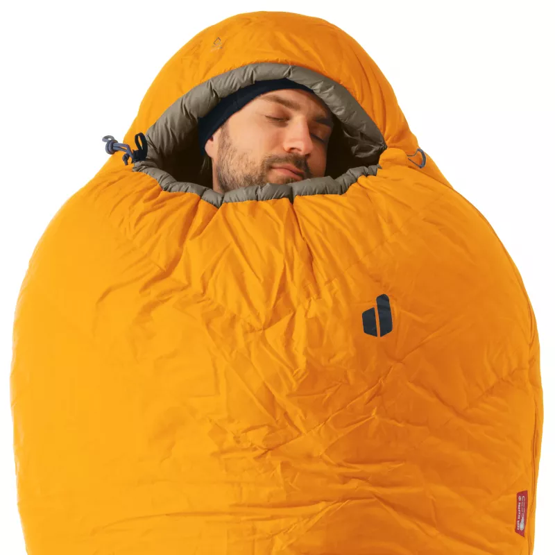 Saco de dormir de penas Deuter Astro Pro 800, -16 °C / 3 °F, magma/titanium