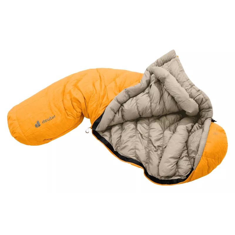 Saco de dormir de penas Deuter Astro Pro 400, -6 °C / 21 °F, magma/titanium
