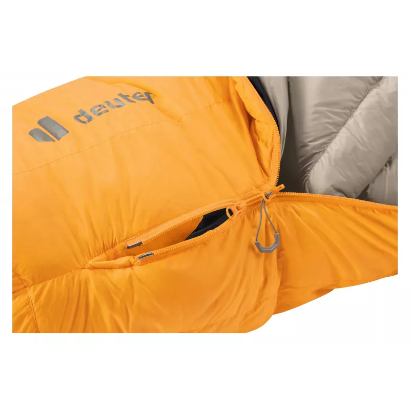 Saco de dormir de penas Deuter Astro Pro 400, -6 °C / 21 °F, magma/titanium
