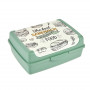 keeeper Carla Midi Lunch Box Space Tour, verde nórdico, Deco-Click-Box, PP (1 un)