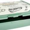 keeeper Carla Midi Lunch Box Space Tour, verde nórdico, Deco-Click-Box, PP (1 un)