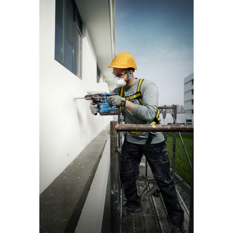 Bosch Martelo rotativo GBH 18V-22 X Professional 0611924101, 18 V, 2 J, 2 baterias de 4.0 Ah
