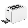 WMF Stelio 414210001 Torradeira, 2 fatias, aço inoxidável, Paper Grey, 1050 W