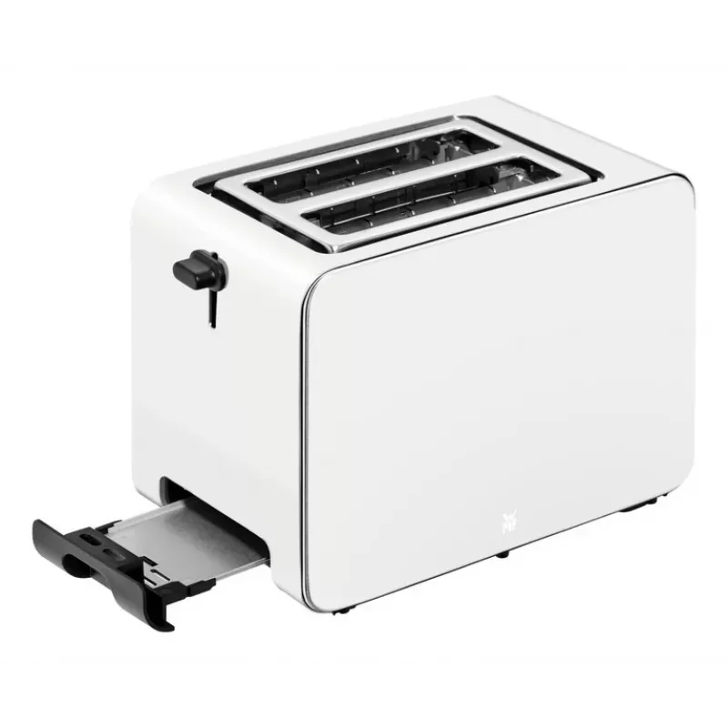 WMF Stelio 414210001 Torradeira, 2 fatias, aço inoxidável, Paper Grey, 1050 W