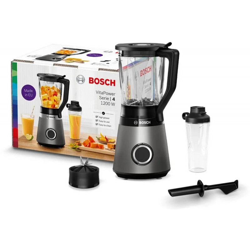 Bosch VitaPower Serie 4 MMB6174S Liquidificadora, 1200 W, 1,5 L