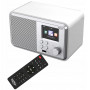 Rádio de internet WLAN XORO DAB300IR WS com DAB+ e Bluetooth, branco
