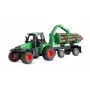Trator metálico Amewi com atrelado florestal, 1:64, RTR, verde