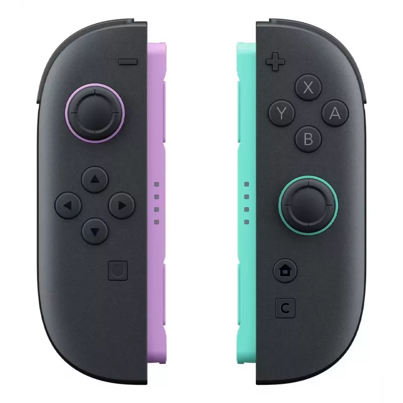 Conjunto de 2 comandos Nintendo Joy-Con 2, lavanda/verde-claro