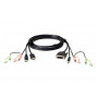Cabo HDMI para DVI-D ATEN 2L-7D02DH, macho/macho, 1,8 m, preto
