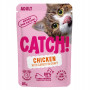 Comida húmida para gatos CATCH com frango e cenoura em molho, 85 g