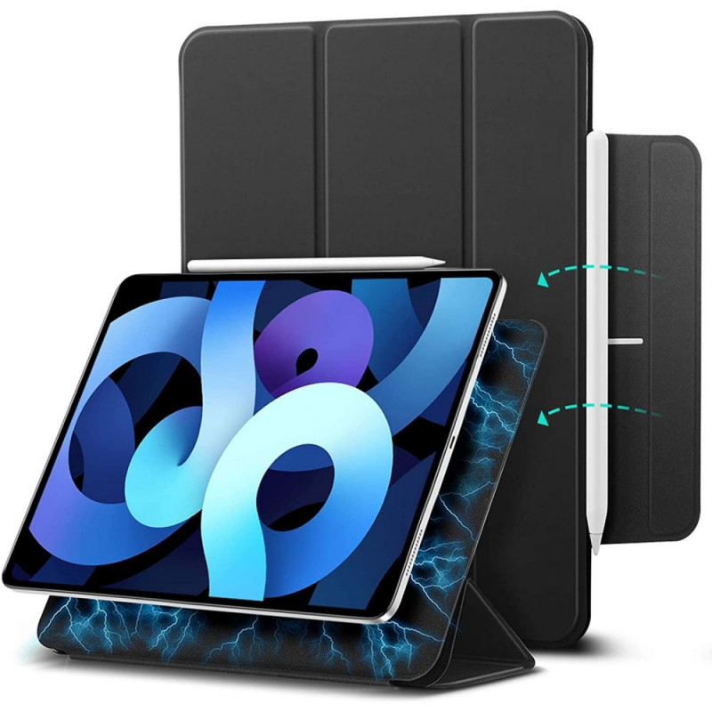Capa magnética ESR Rebound ESR208BLK para Apple iPad Air 10.9 (2020/2022, 4.ª e 5.ª geração) / iPad Air 11 (2024, 6.ª geração), preta