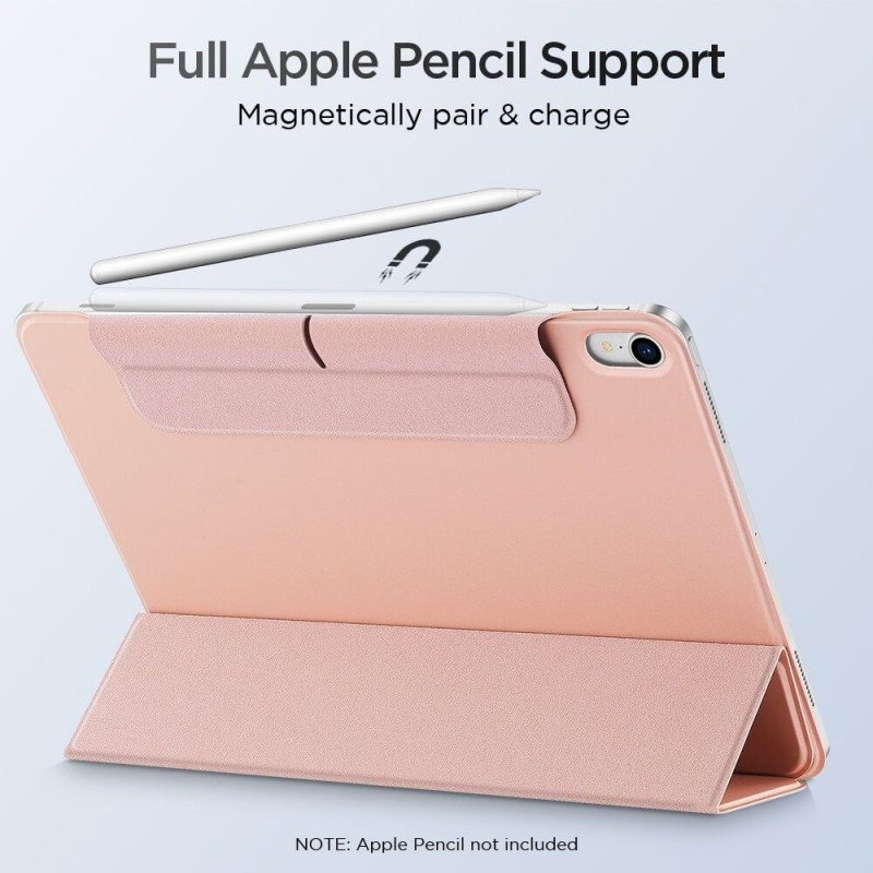 Capa magnética ESR Rebound ESR208BLK para Apple iPad Air 10.9 (2020/2022, 4.ª e 5.ª geração) / iPad Air 11 (2024, 6.ª geração), preta