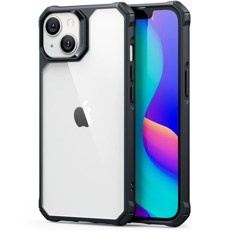 Capa Air Armor ESR515 ESR para Apple iPhone 14 Plus / 15 Plus, Transparente/Preto