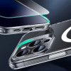 Conjunto ESR Classic Pro Set HaloLock MagSafe com vidro temperado para Apple iPhone 16 Pro Max, transparente