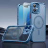 Conjunto ESR Classic Pro HaloLock MagSafe com capa e vidro temperado para Apple iPhone 16, azul fosco