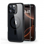 Capa ESR Classic Hybrid HaloLock MagSafe com vidro temperado para Apple iPhone 16 Pro Max, transparente/preto