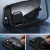 Capa ESR Classic Hybrid HaloLock MagSafe com vidro temperado para Apple iPhone 16 Pro Max, transparente/preto