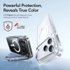Capa ESR Classic Hybrid Kickstand MagSafe para Apple iPhone 17 Pro Max, transparente