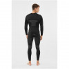 Conjunto de roupa interior termoativa para homem Viking Dante, preto-cinzento, tamanho XL
