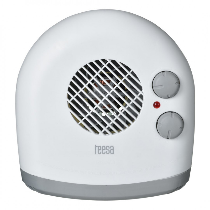 Teesa TSA8027 Termoventilador elétrico, interior, branco, 1000/2000 W