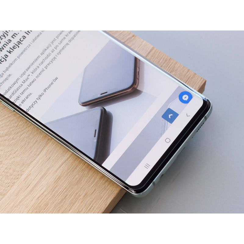 Película de vidro temperado 3MK HardGlass Max Sensor-Dot para Samsung Galaxy S10, preto