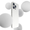 Capa 3MK Hardy Case MagSafe para Apple iPhone 14 Pro Max em silicone, branca