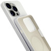 Capa 3MK Hardy Case MagSafe para Apple iPhone 14 Pro Max em silicone, branca