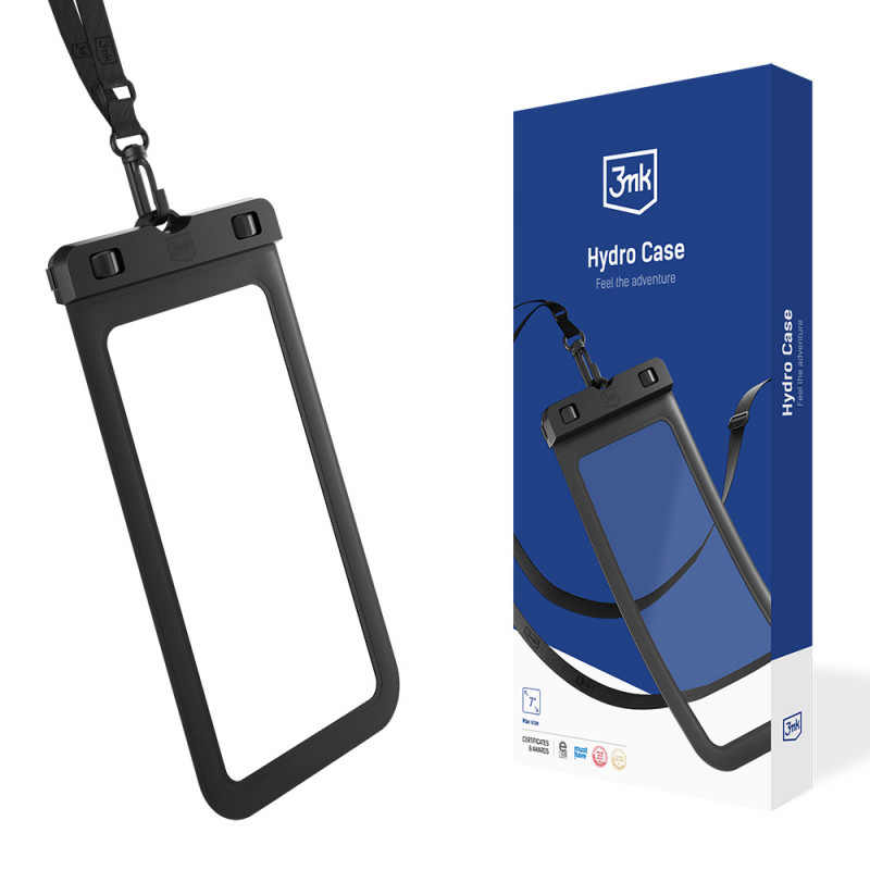 Capa impermeável universal 3MK Hydro Case para smartphones até 7 polegadas