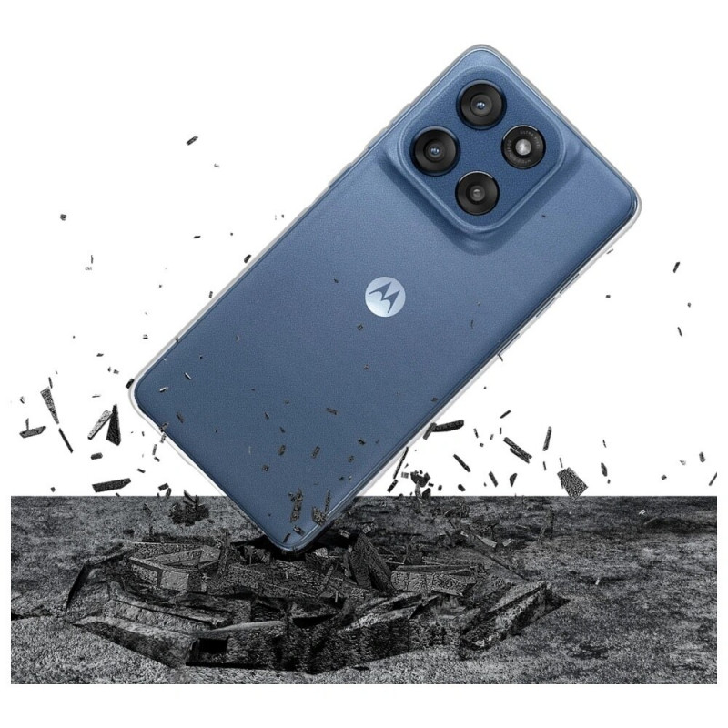Capa 3MK Clear Case para Motorola Moto Edge 60 / 60 Fusion, transparente