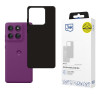 Capa 3MK Matt para Motorola Edge 60 Pro, preto mate