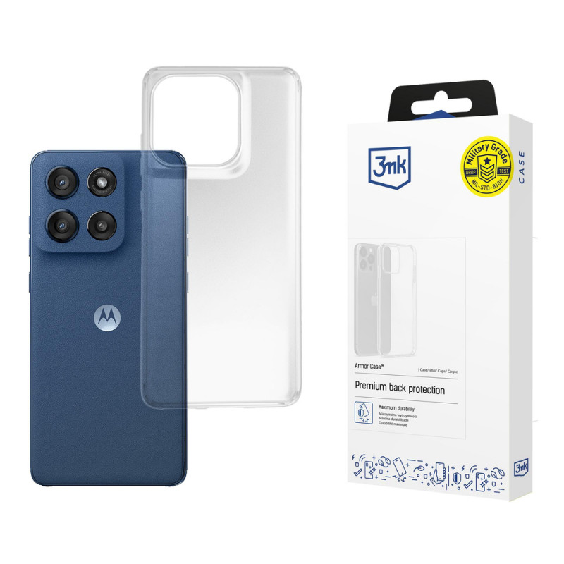Capa 3MK Armor para Motorola Moto Edge 60 / 60 Fusion, transparente