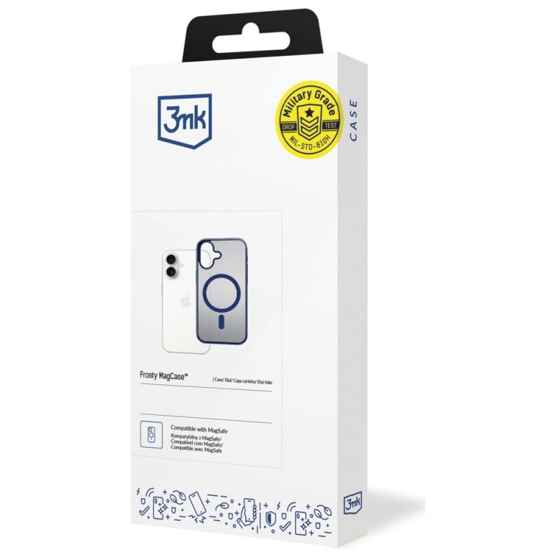 3MK Frosty MagCase para Apple iPhone 17, azul