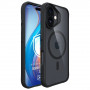 3MK Satin Armor MagCase para Apple iPhone 17, preto