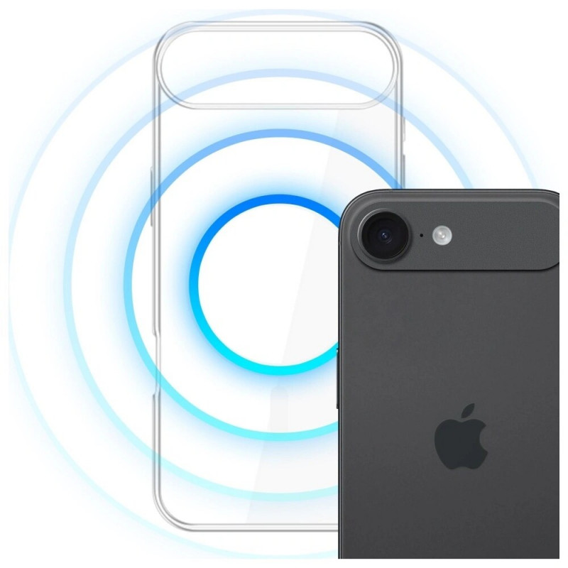 3MK Clear MagCase para Apple iPhone Air, transparente