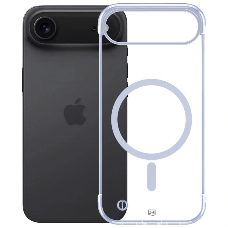 Capa 3MK Just20g MagCase para Apple iPhone Air, Transparente