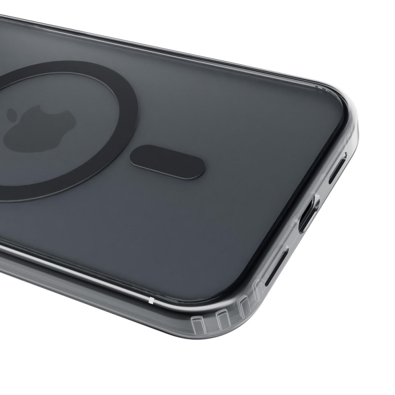 Capa 3MK Frosty MagCase para Apple iPhone Air, preta
