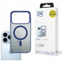 Capa 3MK Frosty MagCase para Apple iPhone 17 Pro, azul