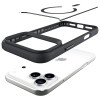Capa 3MK Satin Armor MagCase para Apple iPhone 17 Pro, preto transparente