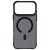 Capa 3MK Smoke MagCase para Apple iPhone 17 Pro Max, preta semitransparente