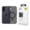 Capa 3MK Smoke Matt MagCase para Apple iPhone 17, preto