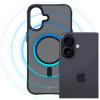 Capa 3MK Smoke Matt MagCase para Apple iPhone 17, preto