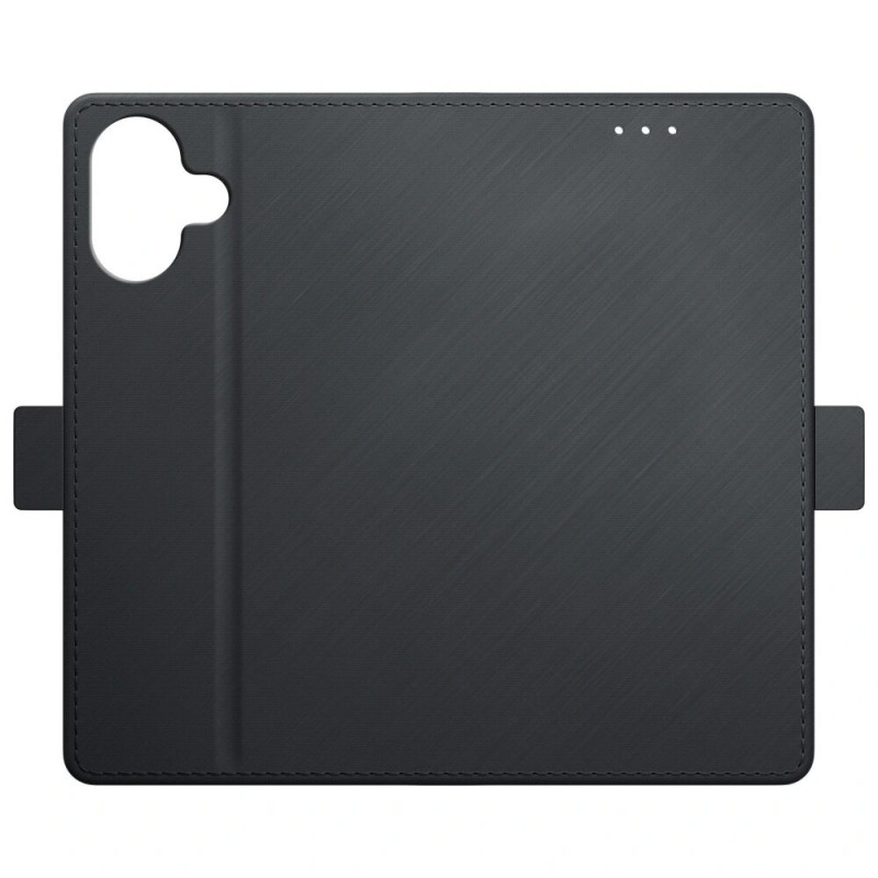 Capa com carteira 3MK para Apple iPhone 17, preta