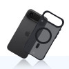 Capa 3MK Smoke Matt MagCase para Apple iPhone Air, preta