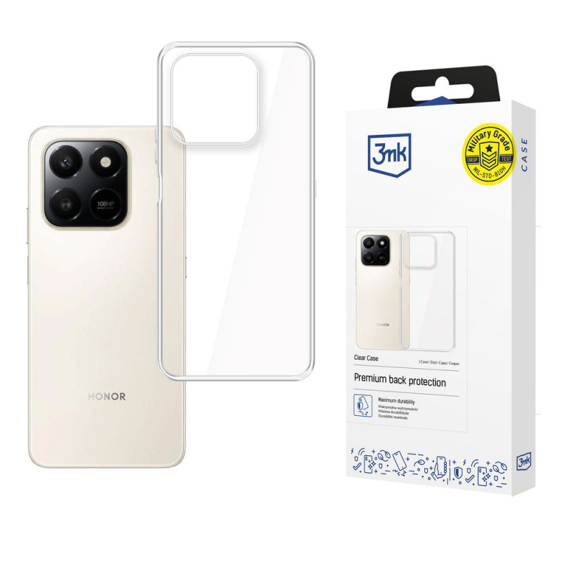 Capa 3MK Clear Case para Honor 400 Smart 4G / 5G, transparente