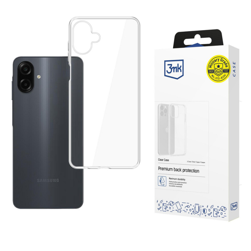 Capa 3MK Clear Case para Samsung Galaxy A07 4G, transparente