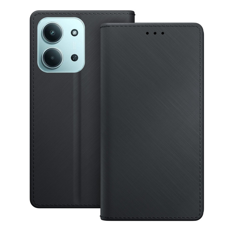 Capa tipo carteira 3MK para Redmi 15C 4G / 5G (171 mm) / Poco C85 4G, preta