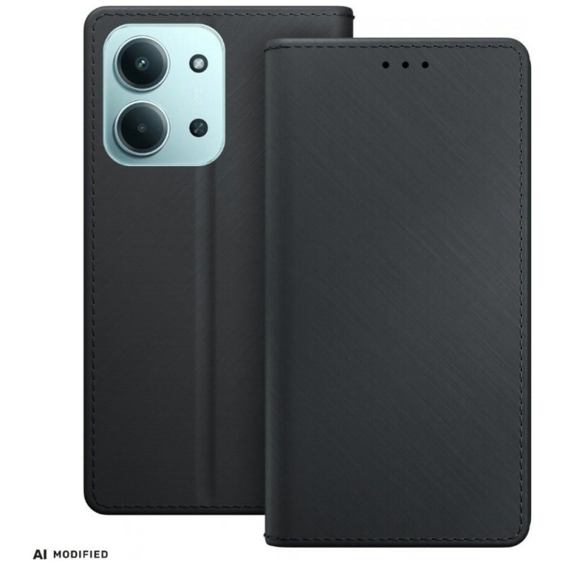 Capa tipo carteira 3MK para Redmi 15C 4G / 5G (171 mm) / Poco C85 4G, preta