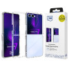 Capa 3MK Armor para Samsung Galaxy Z Flip7, Transparente